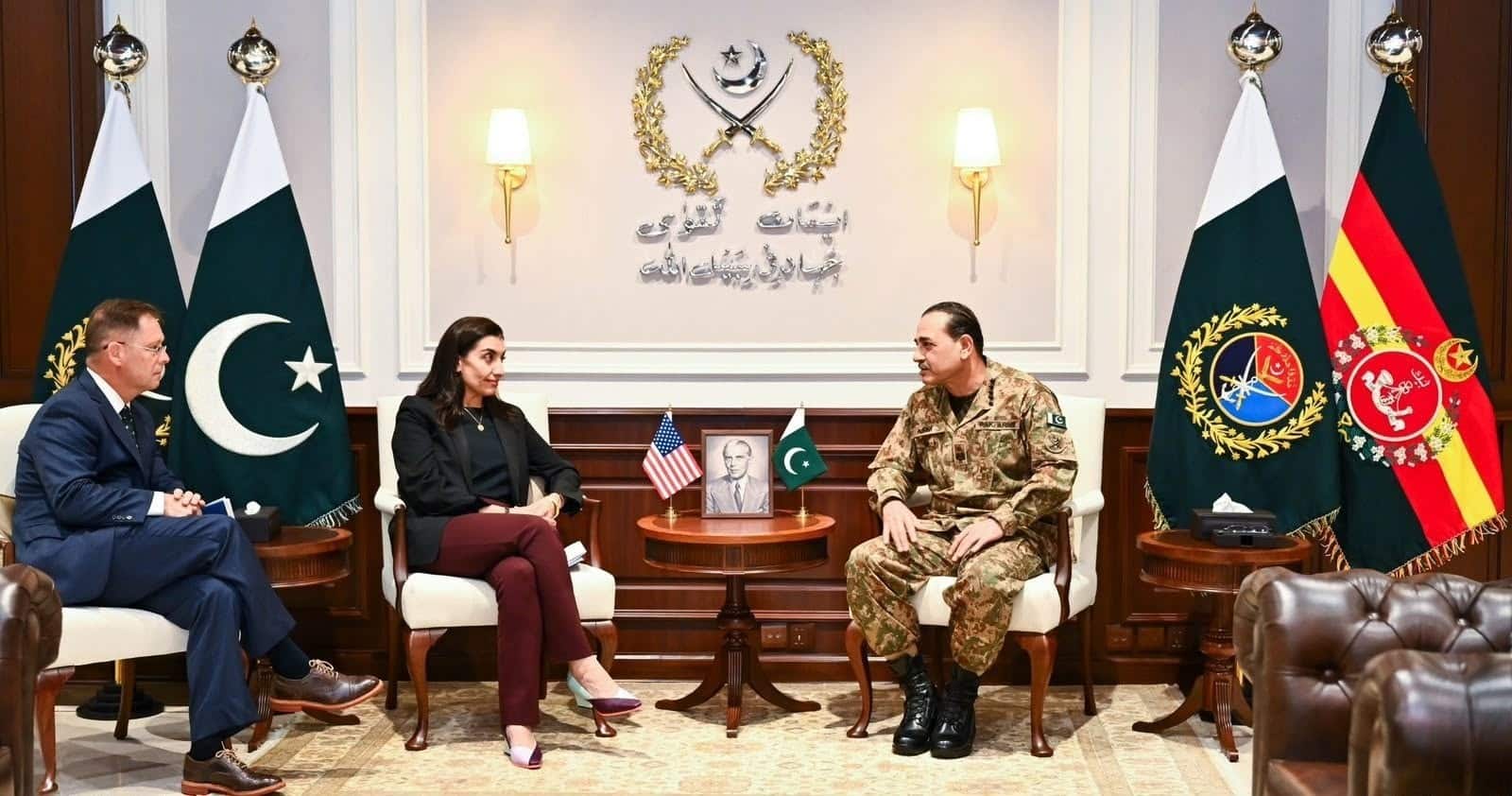 Delegations US Afghanistan War Commissions Calls On Field Marshal Asim Munir, Discusses Matters of Mutual Interest