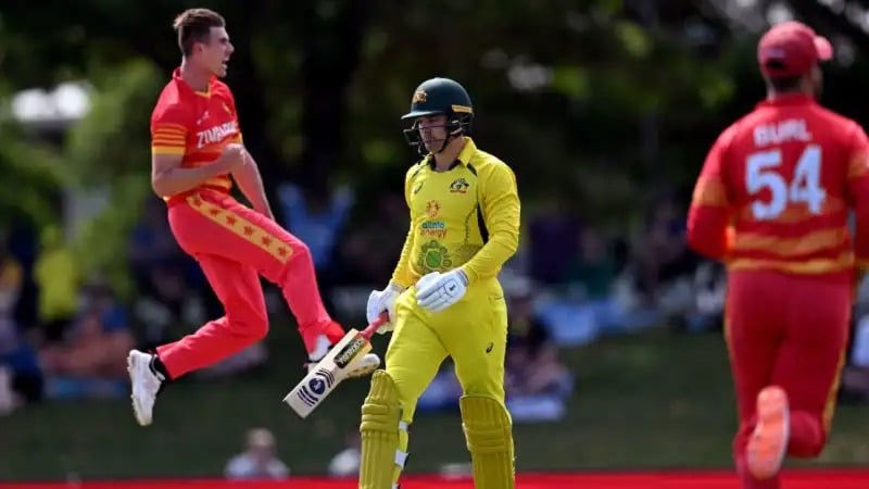 Australia Defeats Zimbabwe by 59 Runs in First ODI