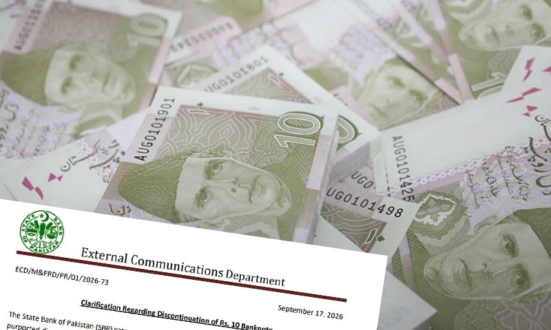SBP Dismisses Reports of Rs10 Note Withdrawal