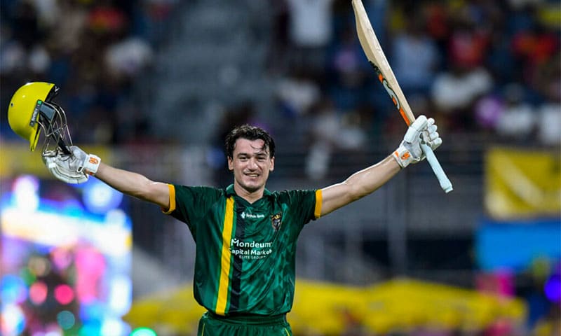 CPL 2026 Final: Muaz Sadaqat Becomes First Pakistani Batter to Score Two CPL Centuries