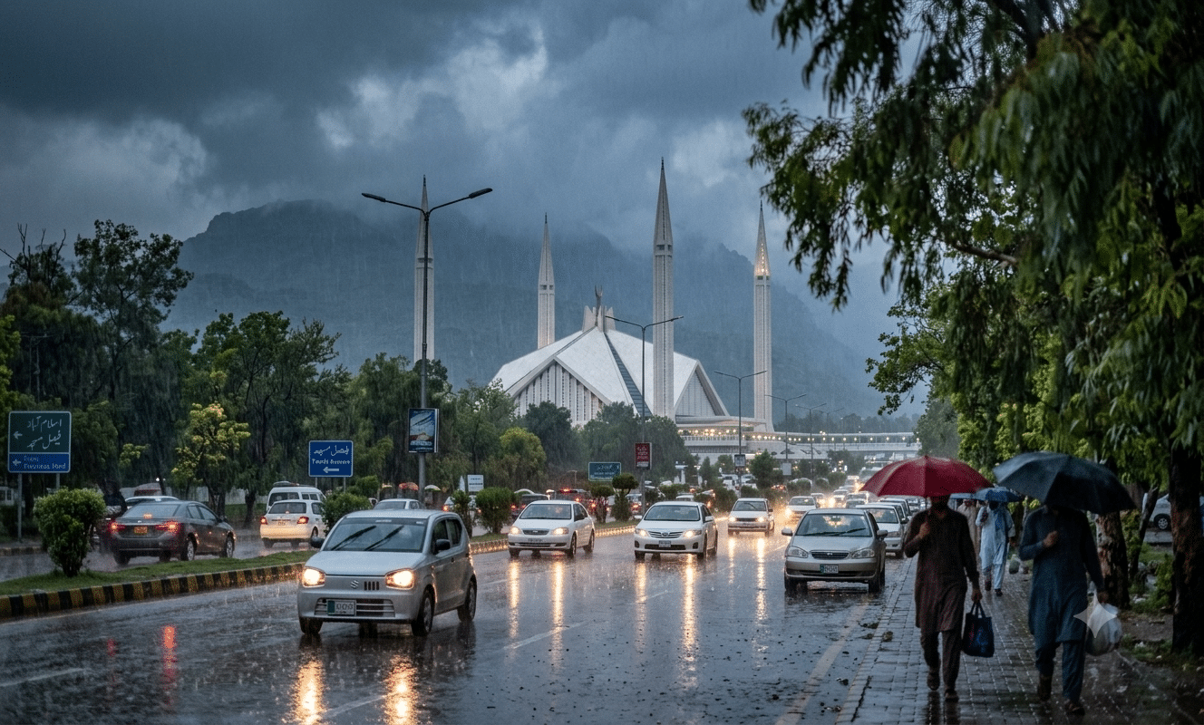 Heavy Rain Triggers Flood Alert in Rawalpindi, Islamabad